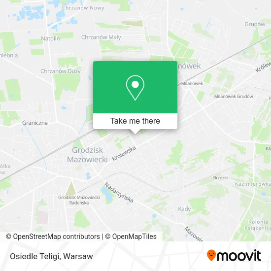 Osiedle Teligi map