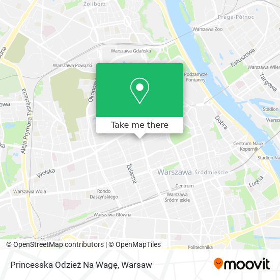 Princesska Odzież Na Wagę map