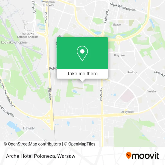 Arche Hotel Poloneza map