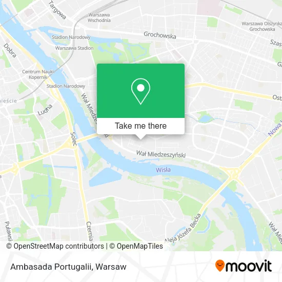 Карта Ambasada Portugalii