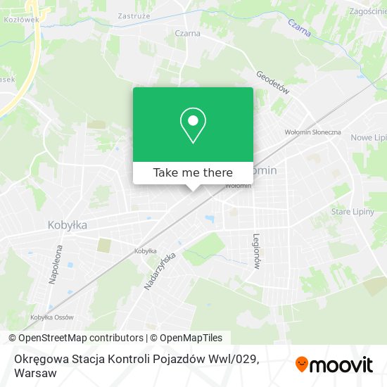 Okręgowa Stacja Kontroli Pojazdów Wwl / 029 map