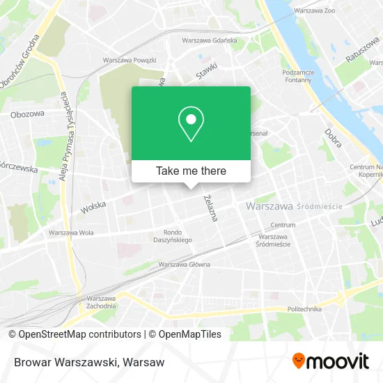 Browar Warszawski map