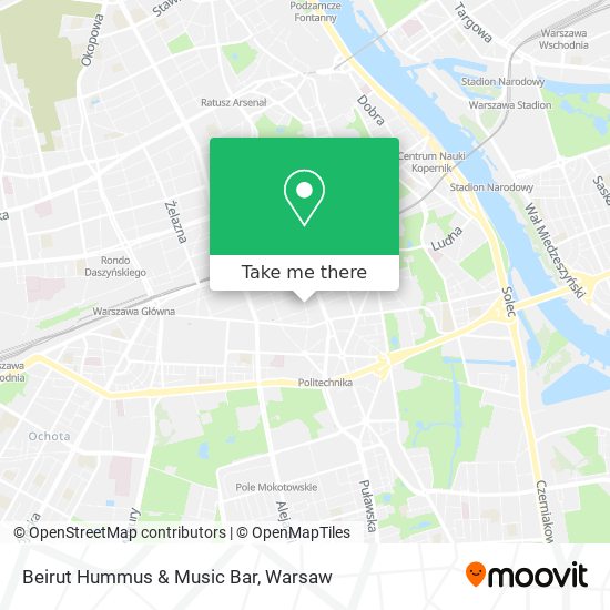 Beirut Hummus & Music Bar map