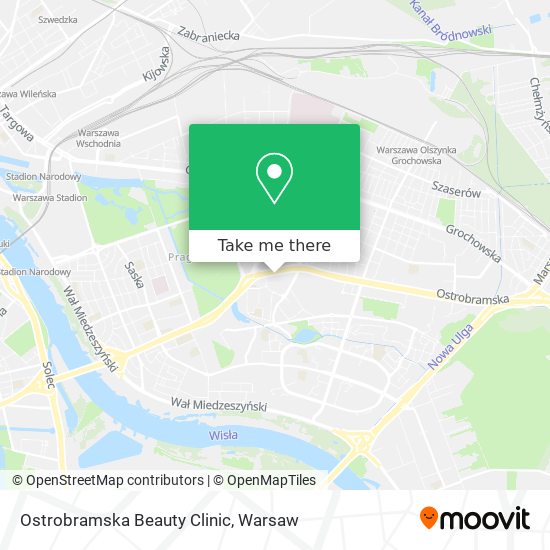 Карта Ostrobramska Beauty Clinic