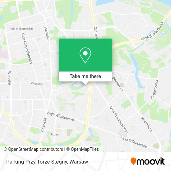 Parking Przy Torze Stegny map