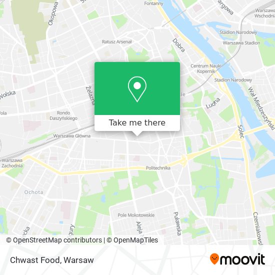 Chwast Food map