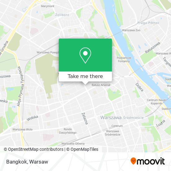 Bangkok map