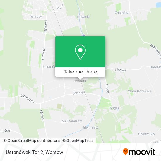 Ustanówek Tor 2 map