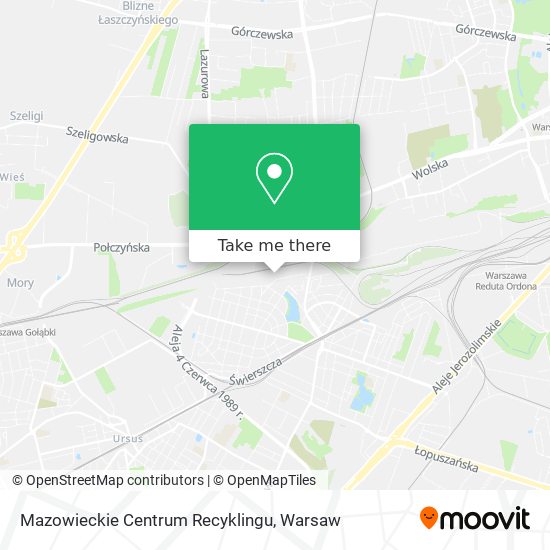 Mazowieckie Centrum Recyklingu map