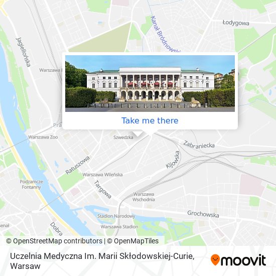 Uczelnia Medyczna Im. Marii Skłodowskiej-Curie map