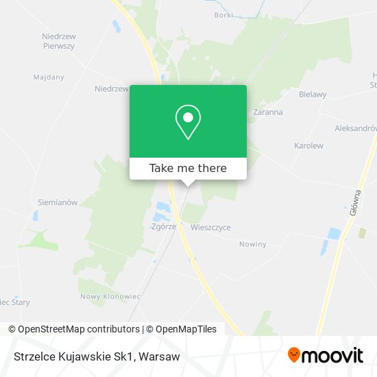 Strzelce Kujawskie Sk1 map