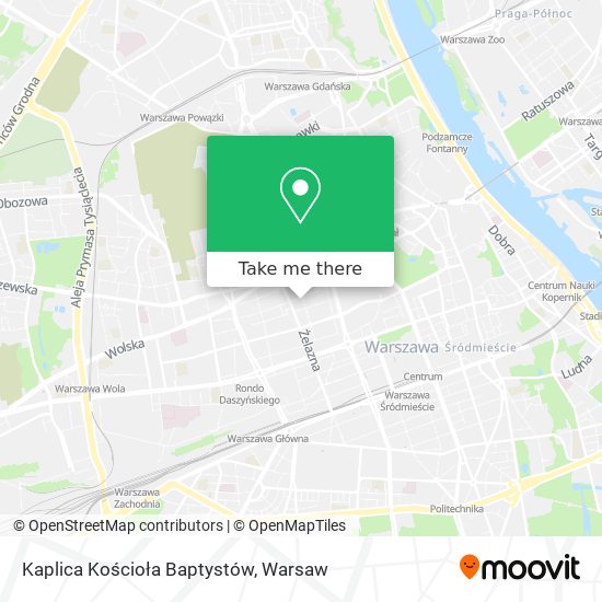 Kaplica Kościoła Baptystów map