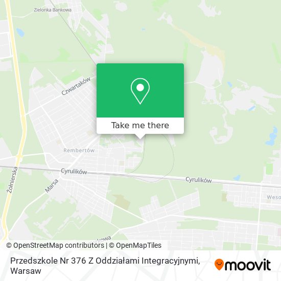 Przedszkole Nr 376 Z Oddziałami Integracyjnymi map