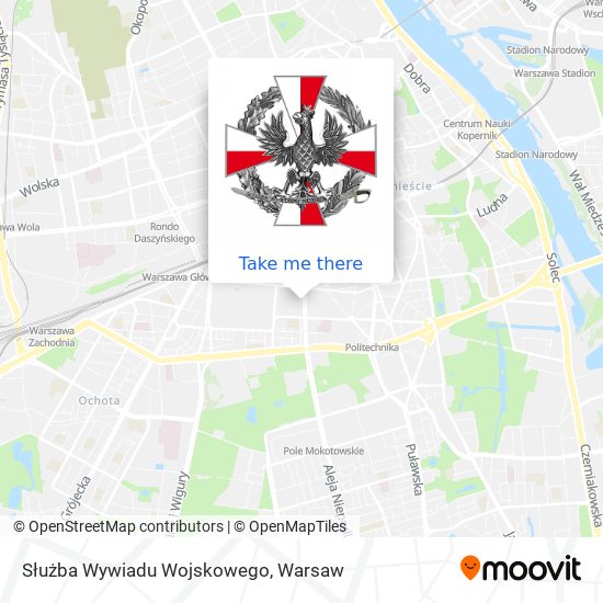 Służba Wywiadu Wojskowego map