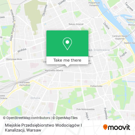 Карта Miejskie Przedsiębiorstwo Wodociągów I Kanalizacji