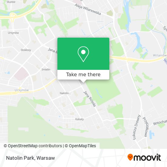 Natolin Park map