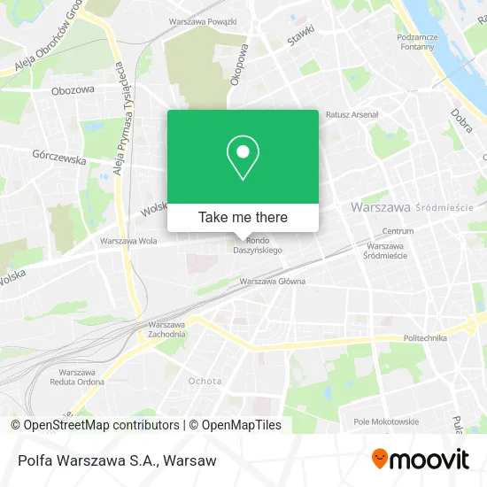 Карта Polfa Warszawa S.A.