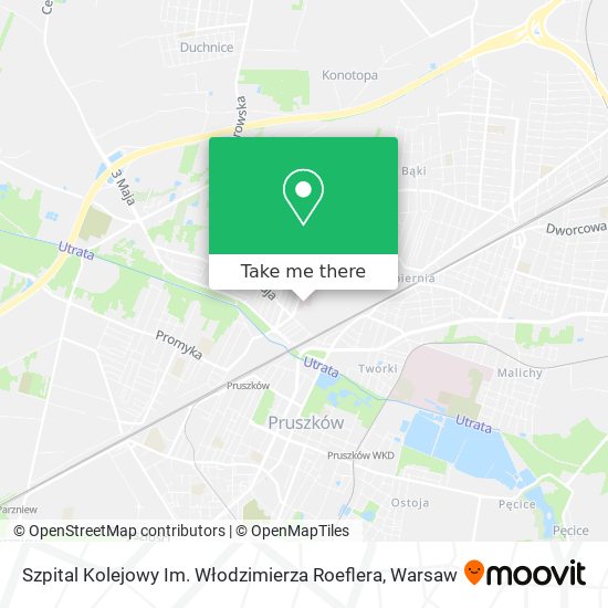 Szpital Kolejowy Im. Włodzimierza Roeflera map