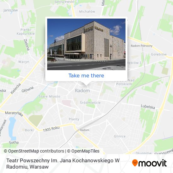 Teatr Powszechny Im. Jana Kochanowskiego W Radomiu map