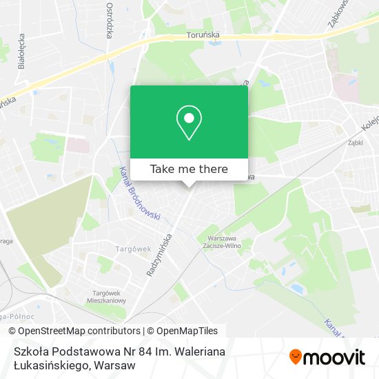 Карта Szkoła Podstawowa Nr 84 Im. Waleriana Łukasińskiego