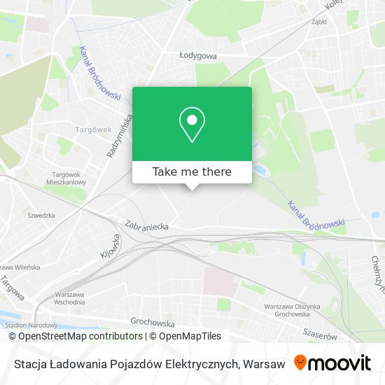 Stacja Ładowania Pojazdów Elektrycznych map