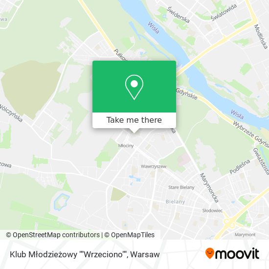 Klub Młodzieżowy ""Wrzeciono"" map