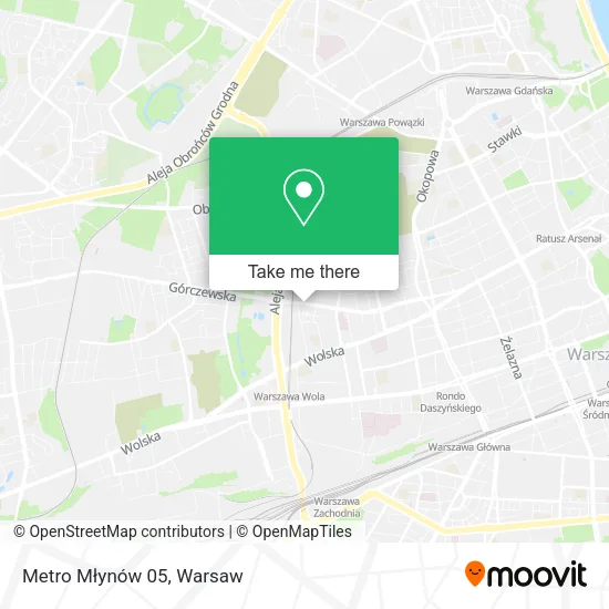Metro Młynów 05 map