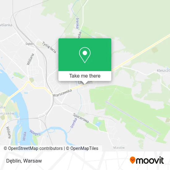 Dęblin map