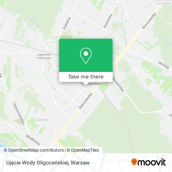 Карта Ujęcie Wody Oligoceńskiej