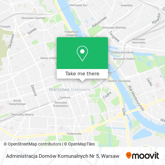 Administracja Domów Komunalnych Nr 5 map