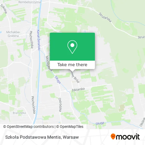 Карта Szkoła Podstawowa Mentis
