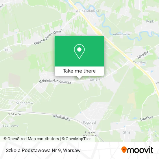 Карта Szkoła Podstawowa Nr 9