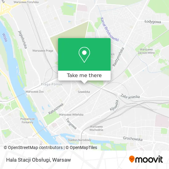 Карта Hala Stacji Obsługi