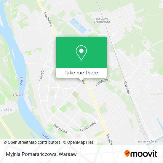 Myjnia Pomarańczowa map