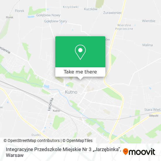 Integracyjne Przedszkole Miejskie Nr 3 „Jarzębinka” map