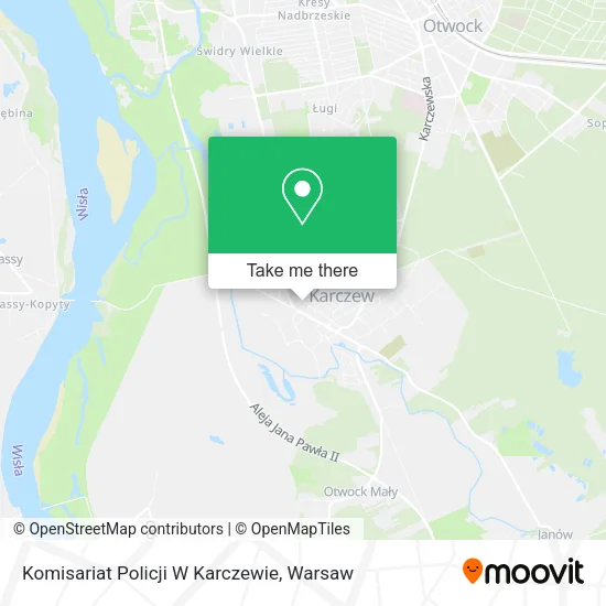 Komisariat Policji W Karczewie map