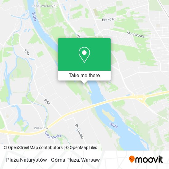 Plaża Naturystów - Górna Plaża map