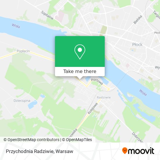 Przychodnia Radziwie map