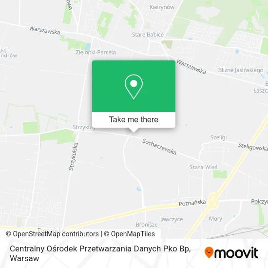 Centralny Ośrodek Przetwarzania Danych Pko Bp map