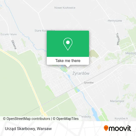 Urząd Skarbowy map