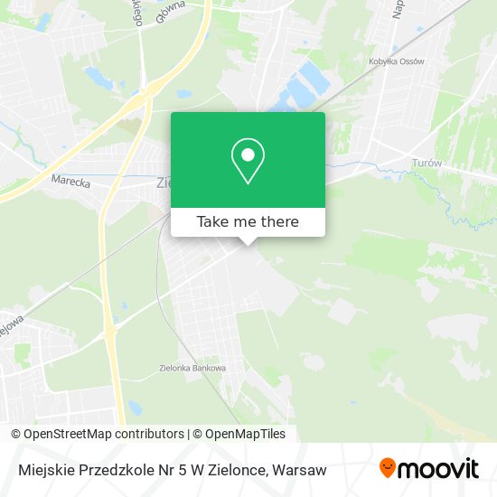 Miejskie Przedzkole Nr 5 W Zielonce map