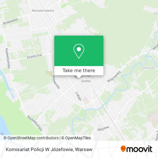 Komisariat Policji W Józefowie map