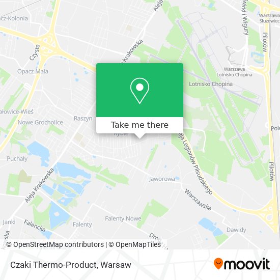 Czaki Thermo-Product map