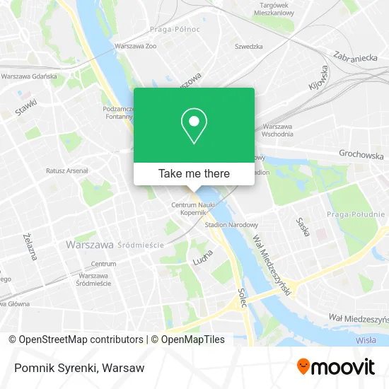 Pomnik Syrenki map