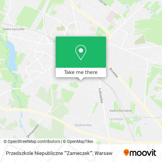 Przedszkole Niepubliczne ""Zameczek"" map