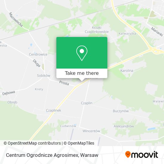 Centrum Ogrodnicze Agrosimex map