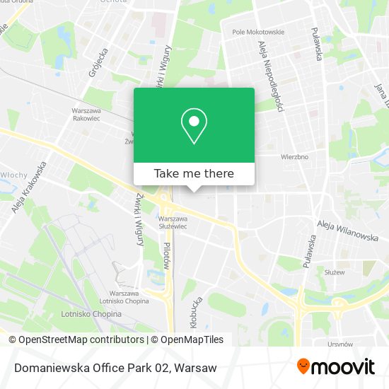 Domaniewska Office Park 02 map