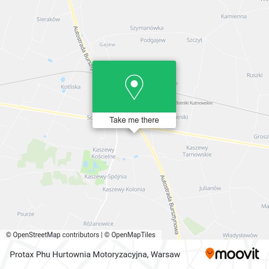 Protax Phu Hurtownia Motoryzacyjna map