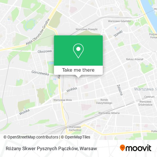 Różany Skwer Pysznych Pączków map