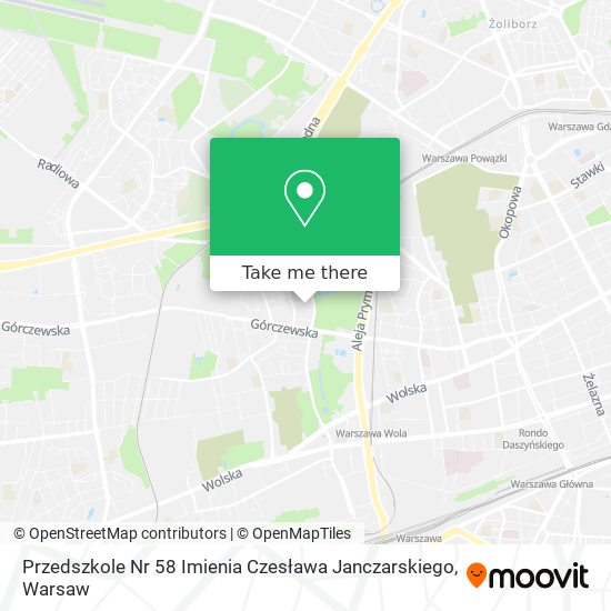 Przedszkole Nr 58 Imienia Czesława Janczarskiego map